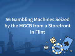 56 Gambling Machines Seized by the MGCB from a Storefront in Flint