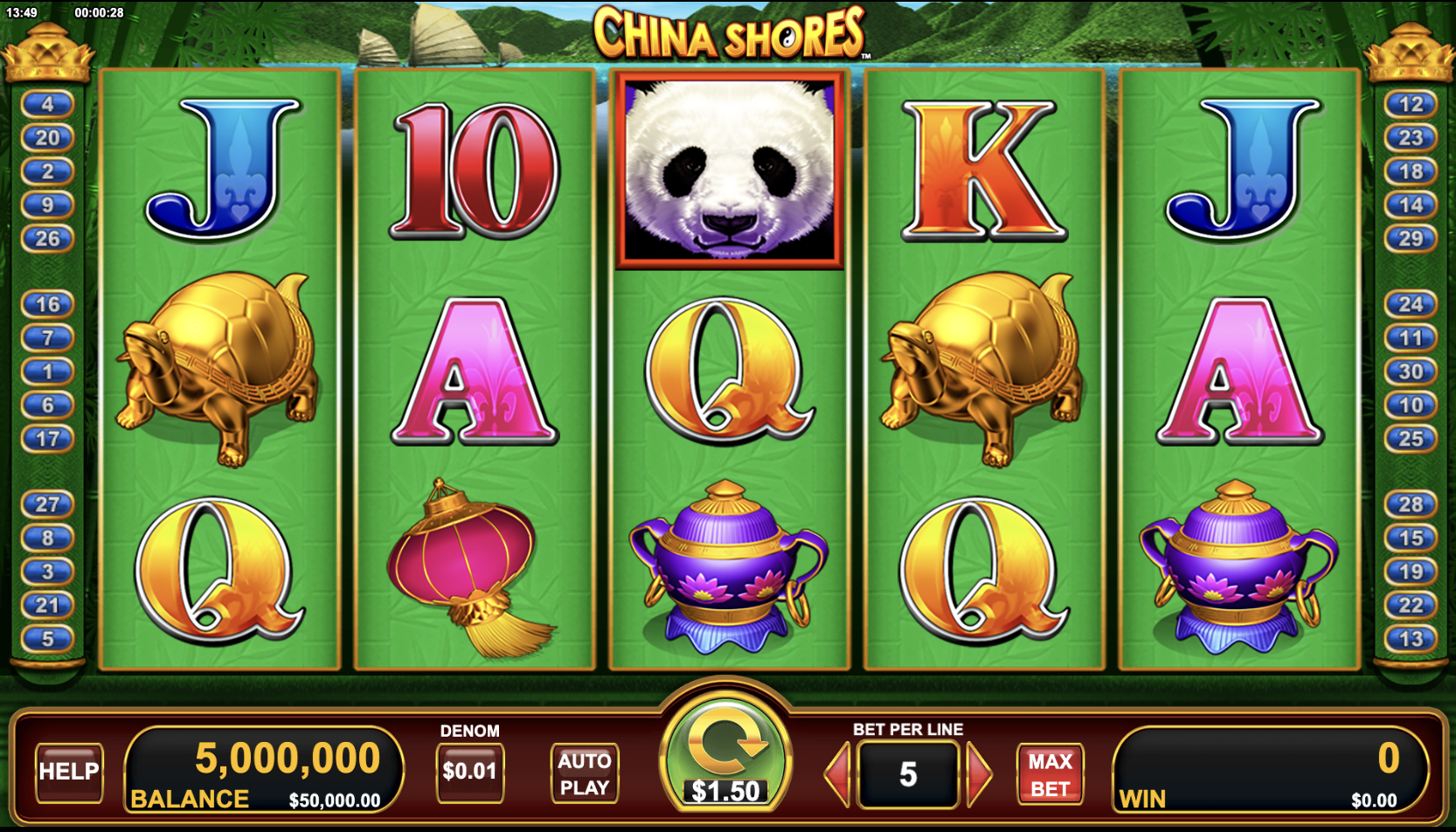 china shores slot machine free