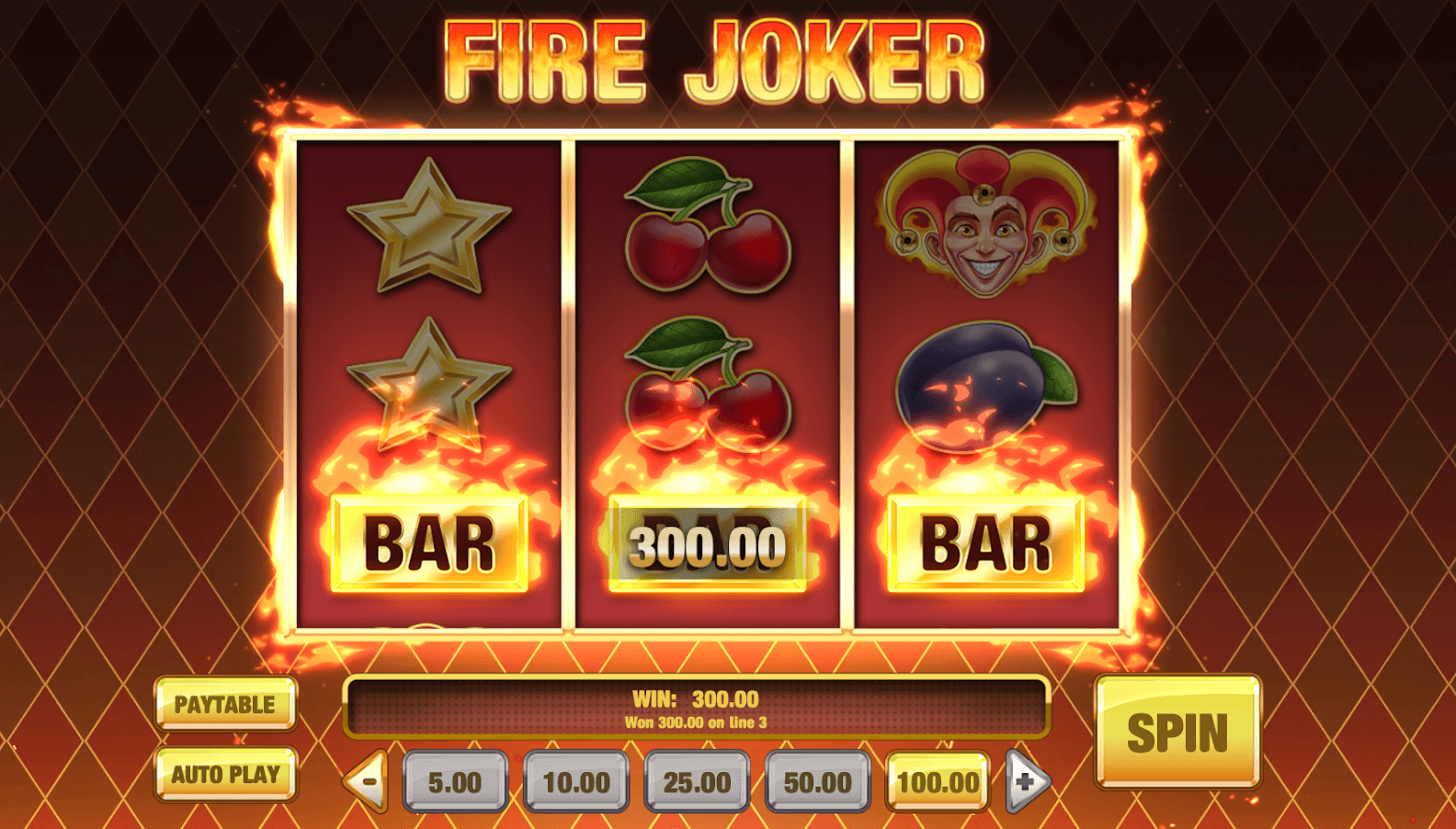 Fire Joker Slot Gameplay