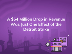 a 54 million drop in revenue was just one effect of the detroit strike 240x180