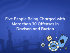 five people being charged with more than 30 offenses in davison and burton 240x180
