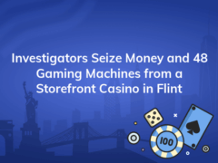 investigators seize money and 48 gaming machines from a storefront casino in flint 240x180