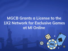 mgcb grants a license to the 1x2 network for exclusive games at mi online 240x180