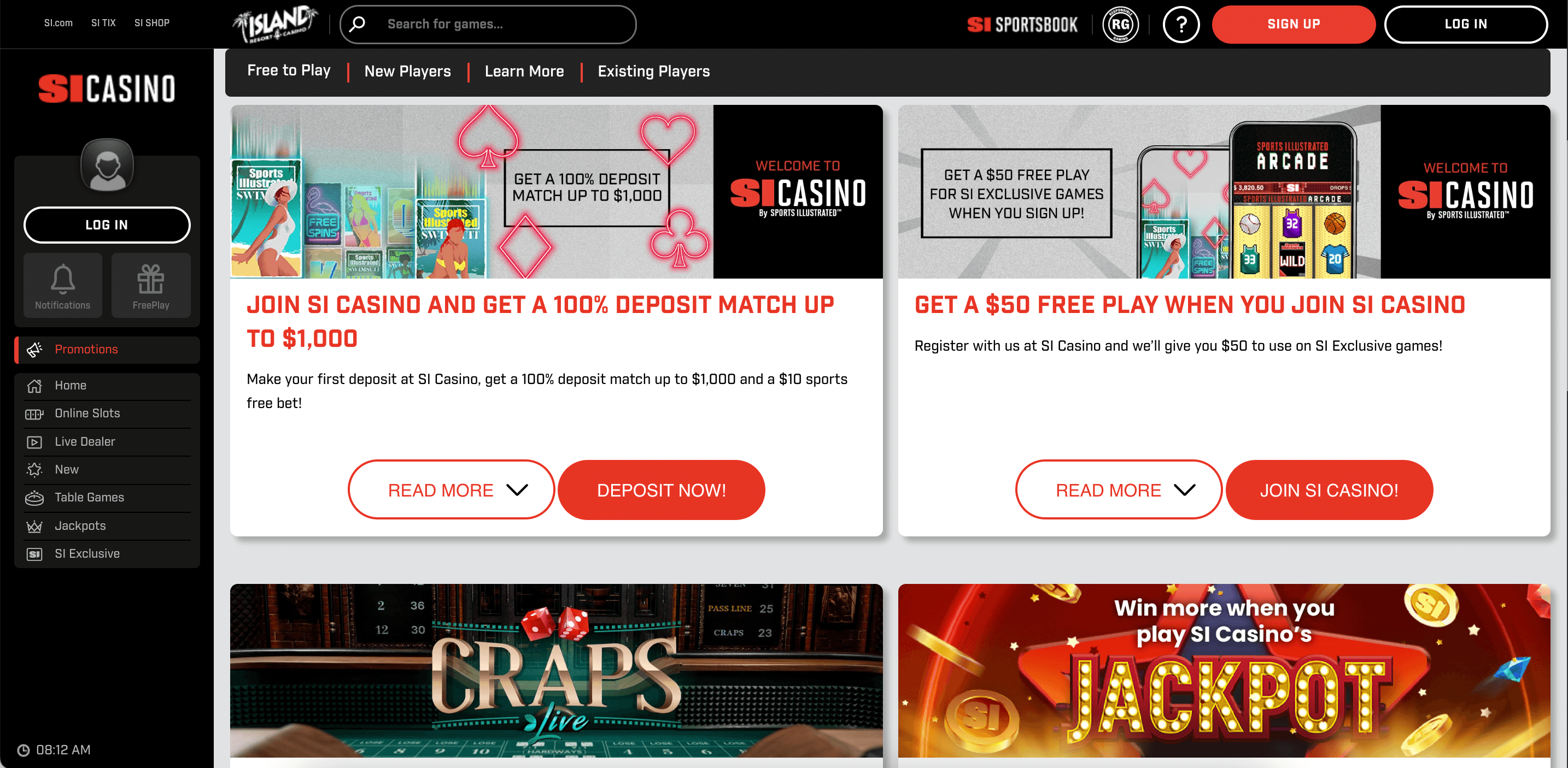 SI Casino Promotions