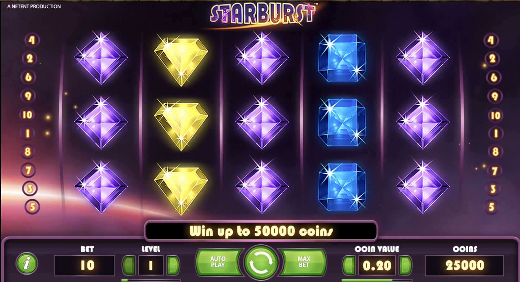 starburst by netent gameplay