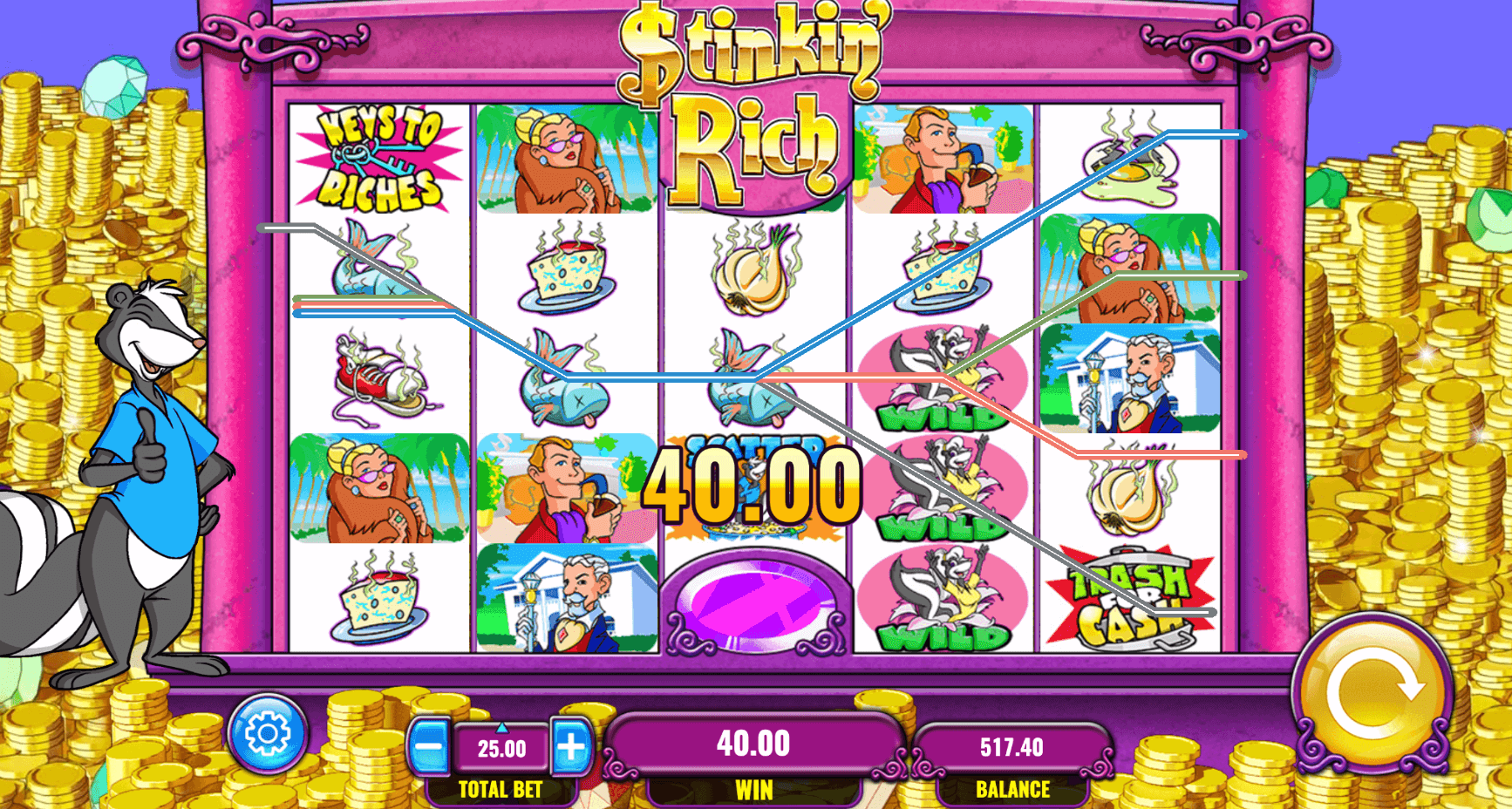 Stinkin Rich Slot Big Win