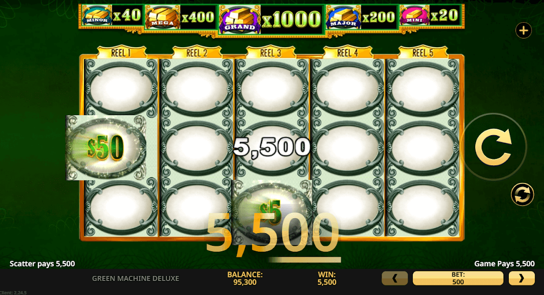 The Green Machine Slot Gameplay